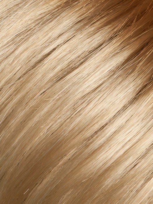 LIGHT HONEY ROOTED | Medium Honey Blonde, Platinum Blonde, and Light Golden Blonde Blend with Dark Roots