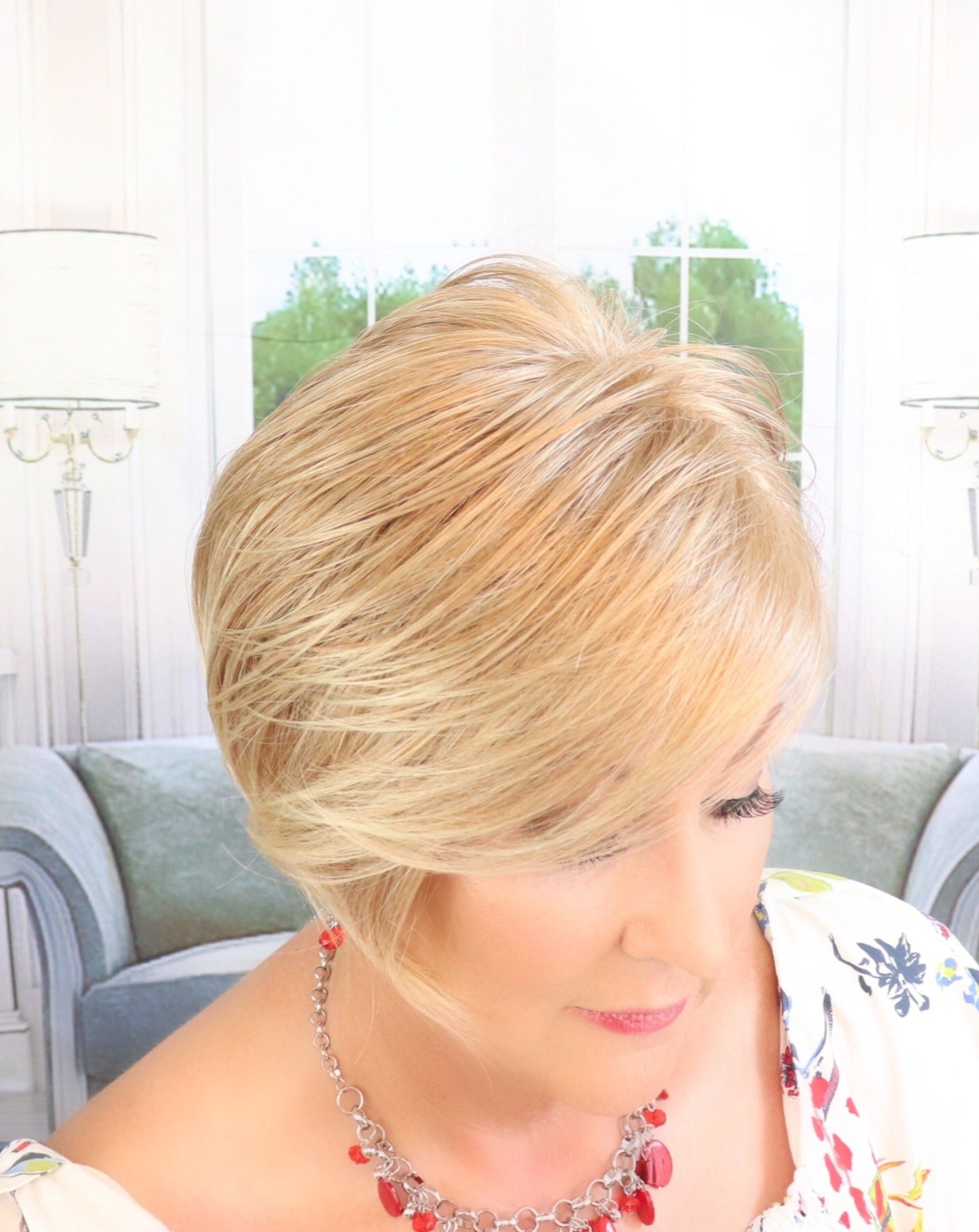 FS24/102S12 | Laguna Blonde | Light Natural Gold Blonde with Pale Natural Gold Blonde Bold Highlights, Shaded with Light Gold Brown