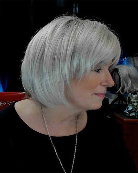 Jude Synthetic Wig by Rene of Paris | Basic Cap - Side view