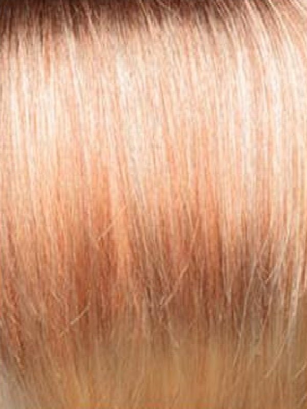 Melted Sunset | 3 tone color : Dark warm brown root to cooper blond middle base transform to gold blond tip