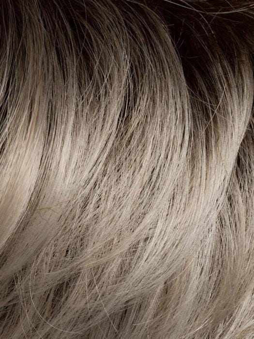 LIGHT-CHAMPAGNE-ROOTED | Platinum Blonde Cool Platinum Blonde and Light Golden Blonde blend
