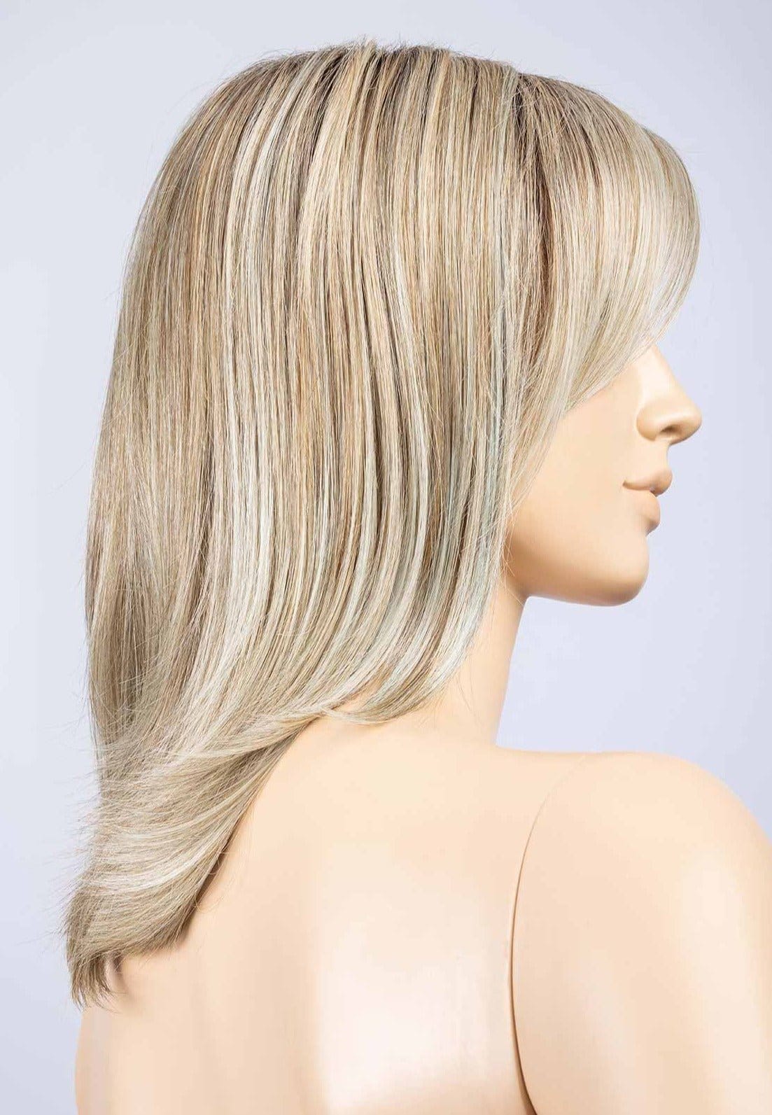 Pastel Mint Shaded | Medium Ash Blonde, Medium Golden Blonde, and Pastel Mint blend with dark shaded roots