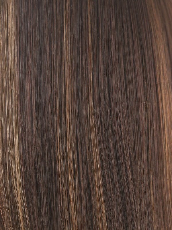 JAVA FROST | Dark Brown base with Gold Blonde and Light Auburn evenly highlighted
