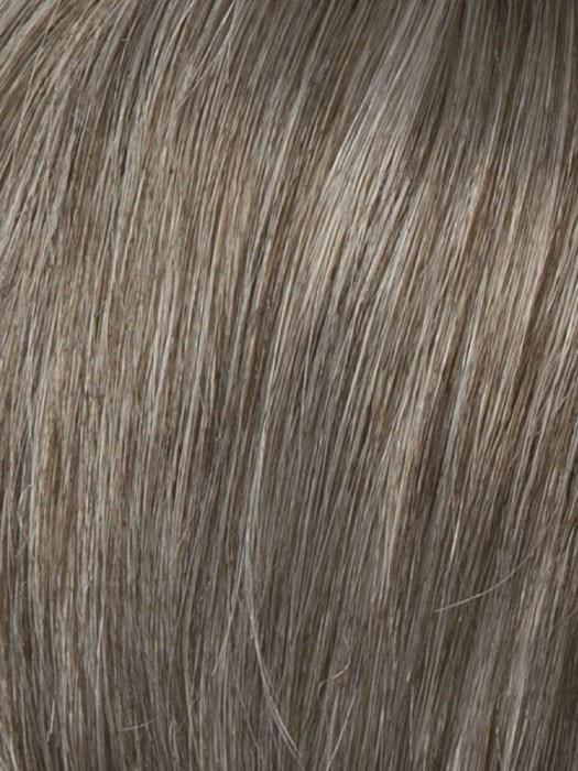 R388G GRADIENT SMOKED WALNUT Light Brown with 80% gray on top gradually fading to a 50 50 Blend of Light Brown and Gray towards the nape