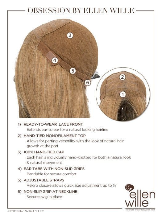 Obsession | Remy Human Hair Lace Front Wig | Hand Tied - Wig Studio 1