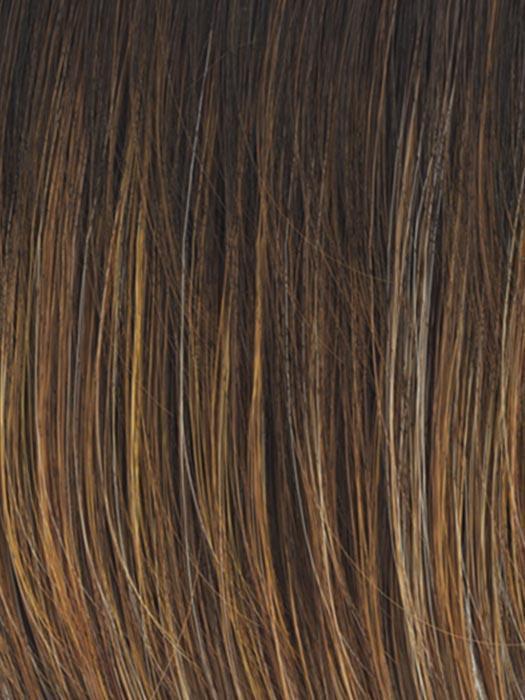 RL8/29SS SHADED HAZELNUT | Warm Medium Brown Evenly Blended with Ginger Blonde with Dark Roots