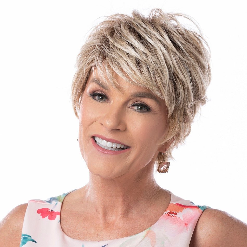 Open Box | Anytime HF Wig by Toni Brattin | Heat Friendly Synthetic Hair | Average Cap | Light Brown - Wig Studio 1