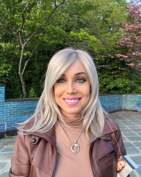 Open Box | Athena Synthetic Lace Front Wig by Henry Margu | Mono Top | 38/56GR - Wig Studio 1