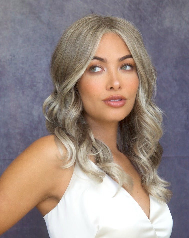 Open Box | Avalon Synthetic Lace Front Wig by Rene of Paris | Plumberry Jam - LR - Wig Studio 1