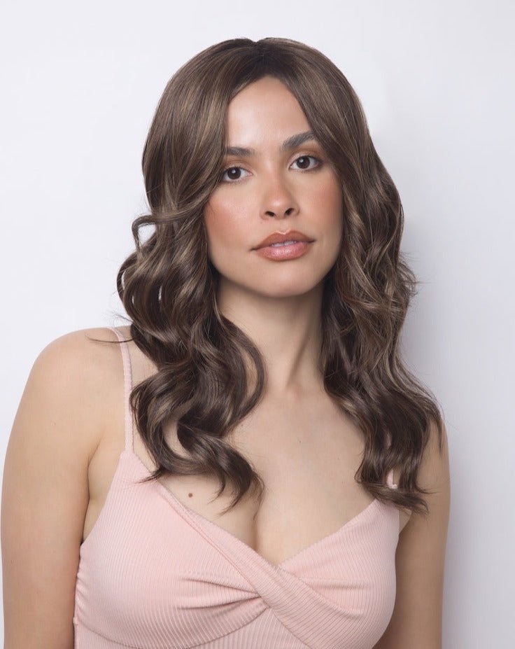 Open Box | Avalon Synthetic Lace Front Wig by Rene of Paris | Plumberry Jam - LR - Wig Studio 1