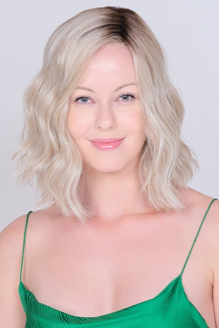 Open Box | Califia Synthetic Lace Front Wig by Belle Tress | Mono Part | English Toffee - Wig Studio 1