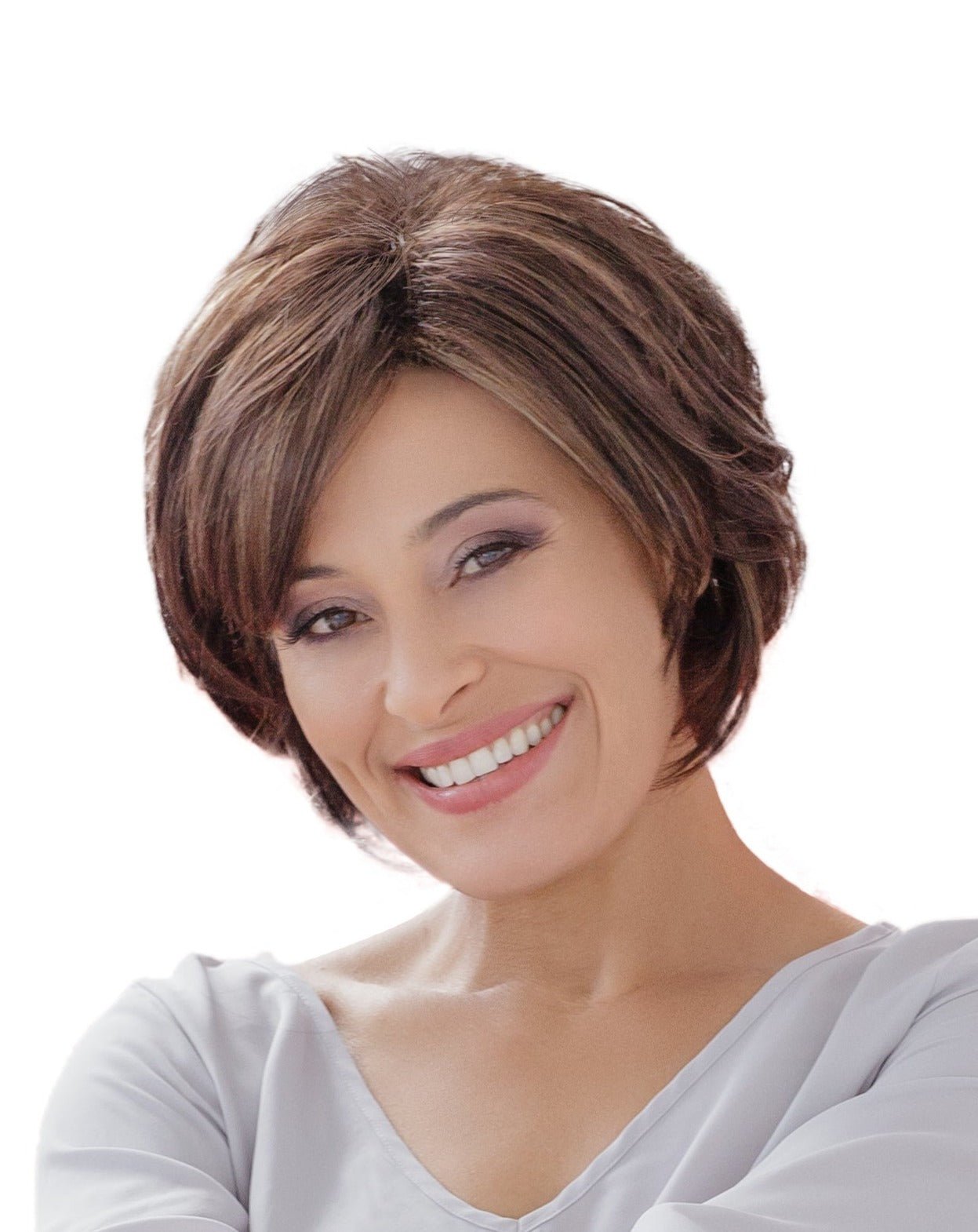 Open Box | Charlotte Wig by TressAllure | Average Cap | Cocoa Bean - Wig Studio 1