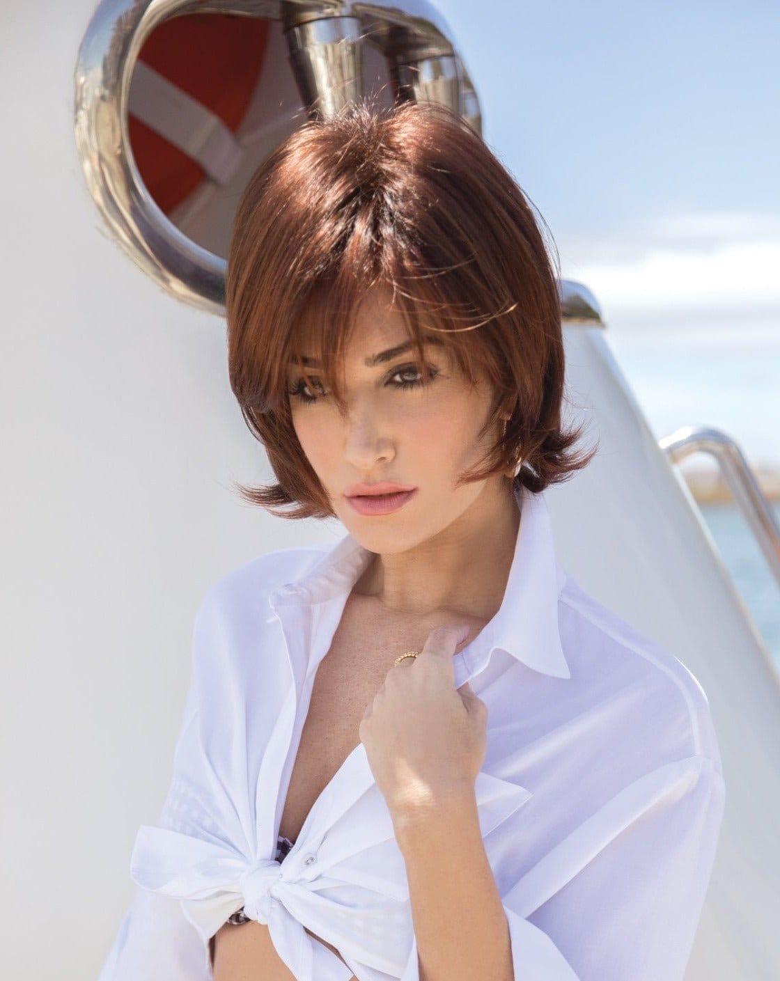 Open Box | Claire Wig by Noriko | Synthetic Hair | Average Cap | Raisin Glaze Hilight - Wig Studio 1