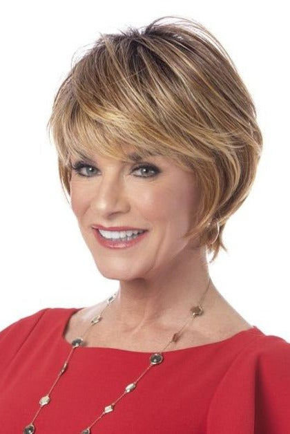 Open Box | Classic Bob Wig by Toni Brattin | Heat Friendly Synthetic Hair | Large Cap | Medium Brown - Wig Studio 1