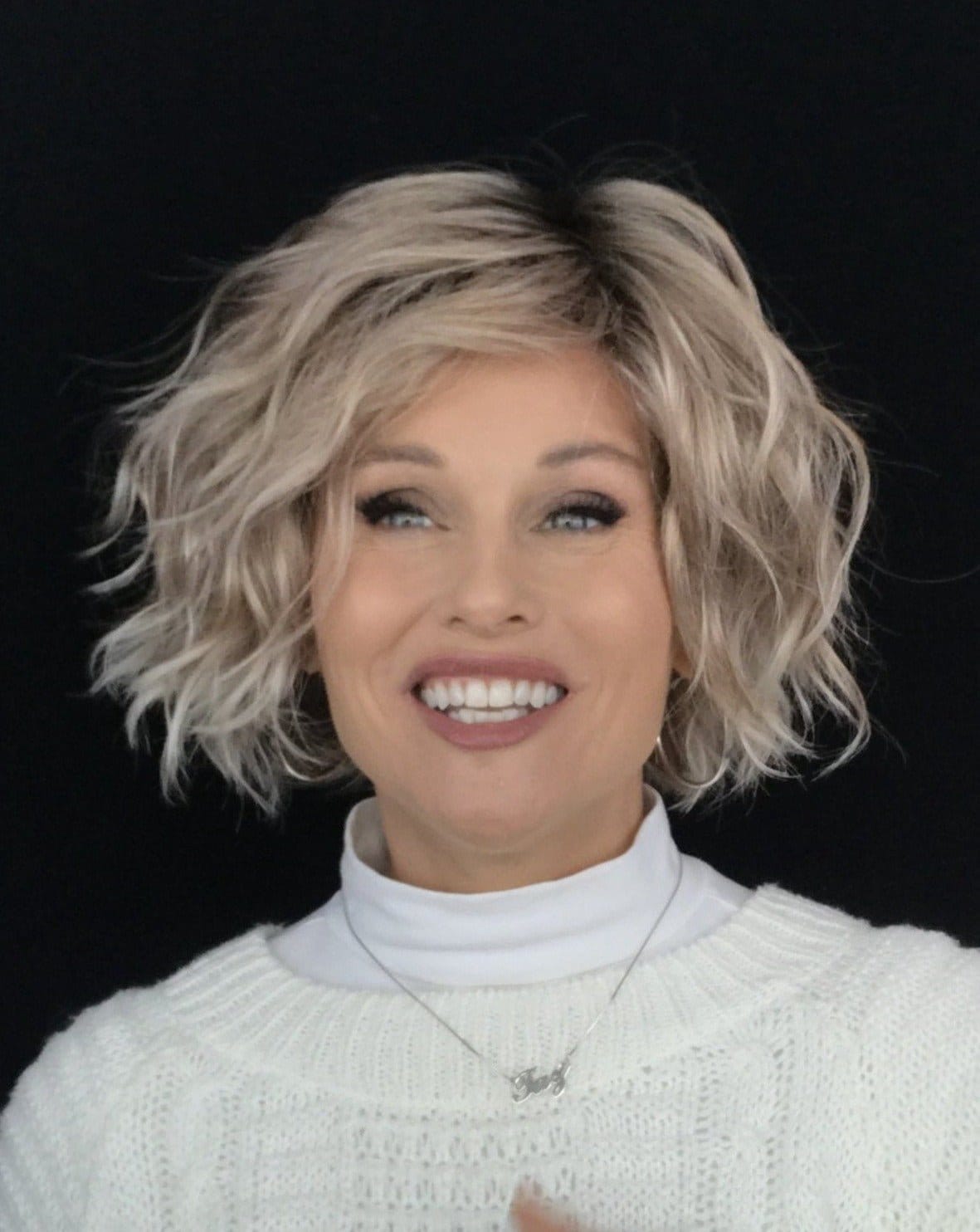 Open Box | Dance Wig by Ellen Wille | Petite/Average Cap | Sandy Blonde Rooted - Wig Studio 1