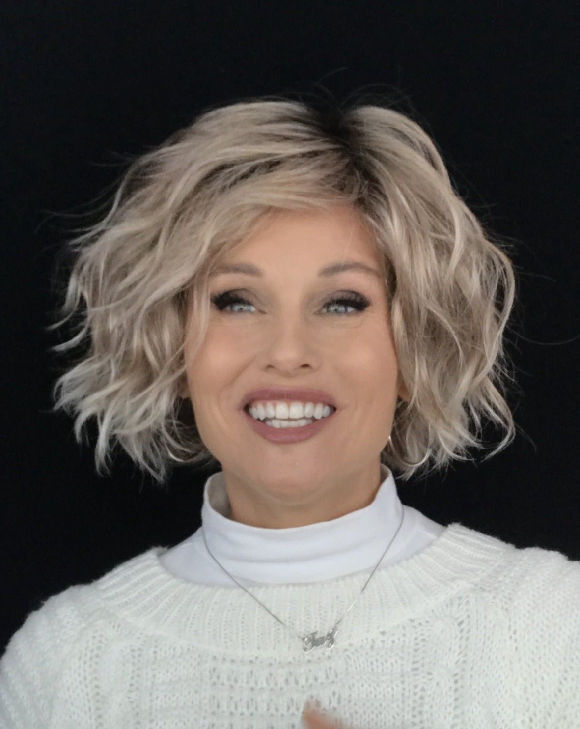 Open Box | Dance Wig by Ellen Wille | Petite/Average Cap | Sandy Blonde Rooted - Wig Studio 1