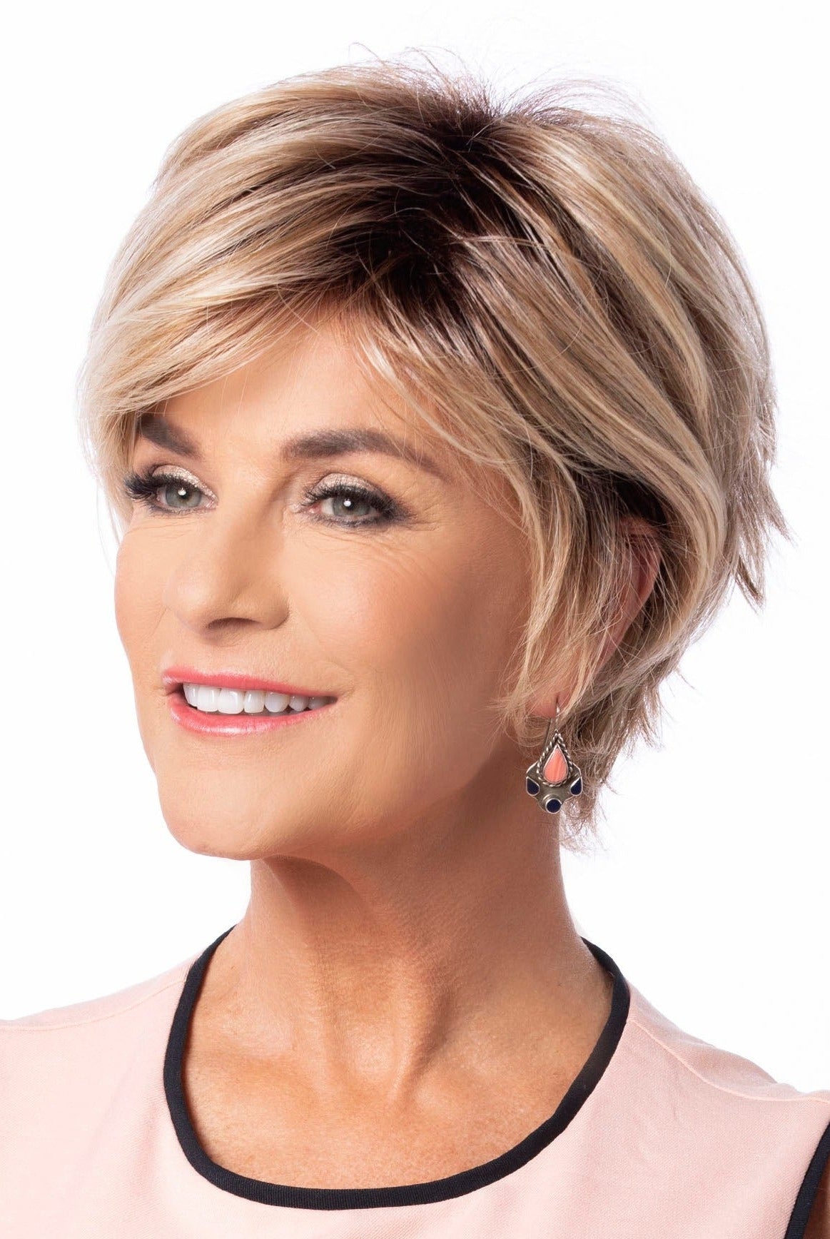 Open Box | Dazzling Wig by Toni Brattin | Heat Friendly Synthetic Hair | Average Cap | Light Brown - Wig Studio 1