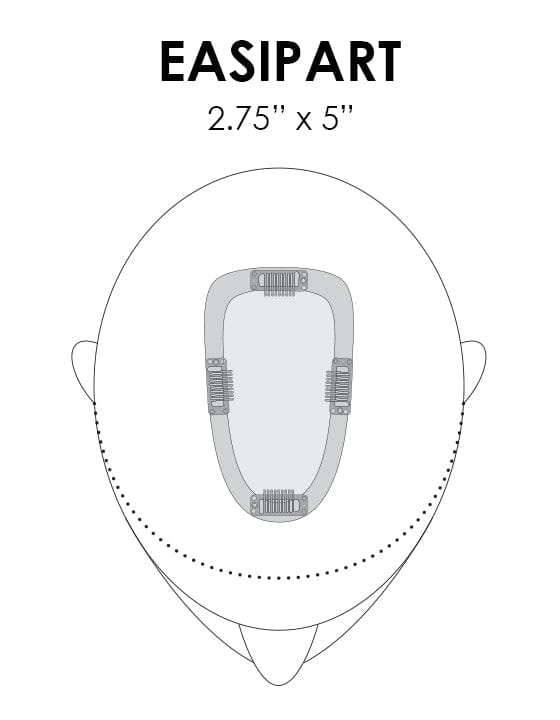 Open Box | easiPart Topper 8" by easiHair | 6/33 - Wig Studio 1