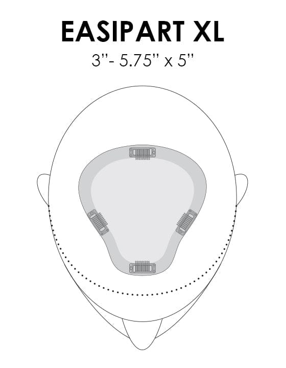 Open Box | easiPart XL Topper 8" by easiHair | 12FS12 - Wig Studio 1