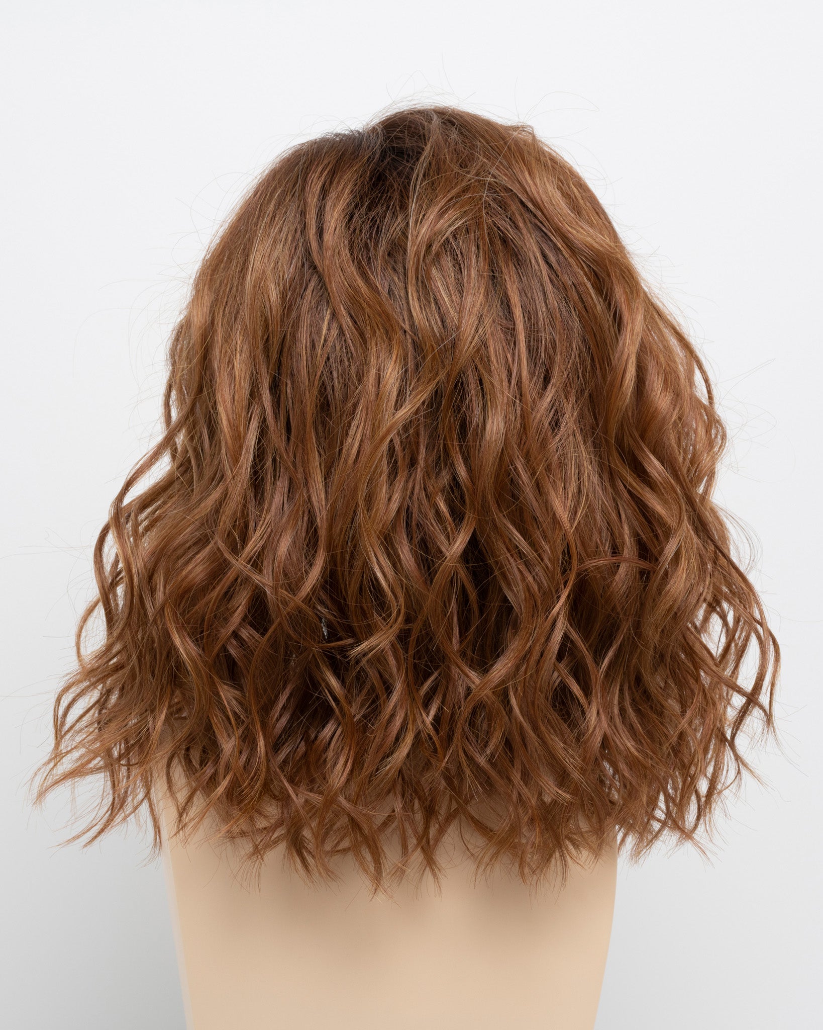 Open Box | Emma by Envy | Human Hair/Heat Friendly Synthetic Blend Wig | Chocolate Cherry - Wig Studio 1