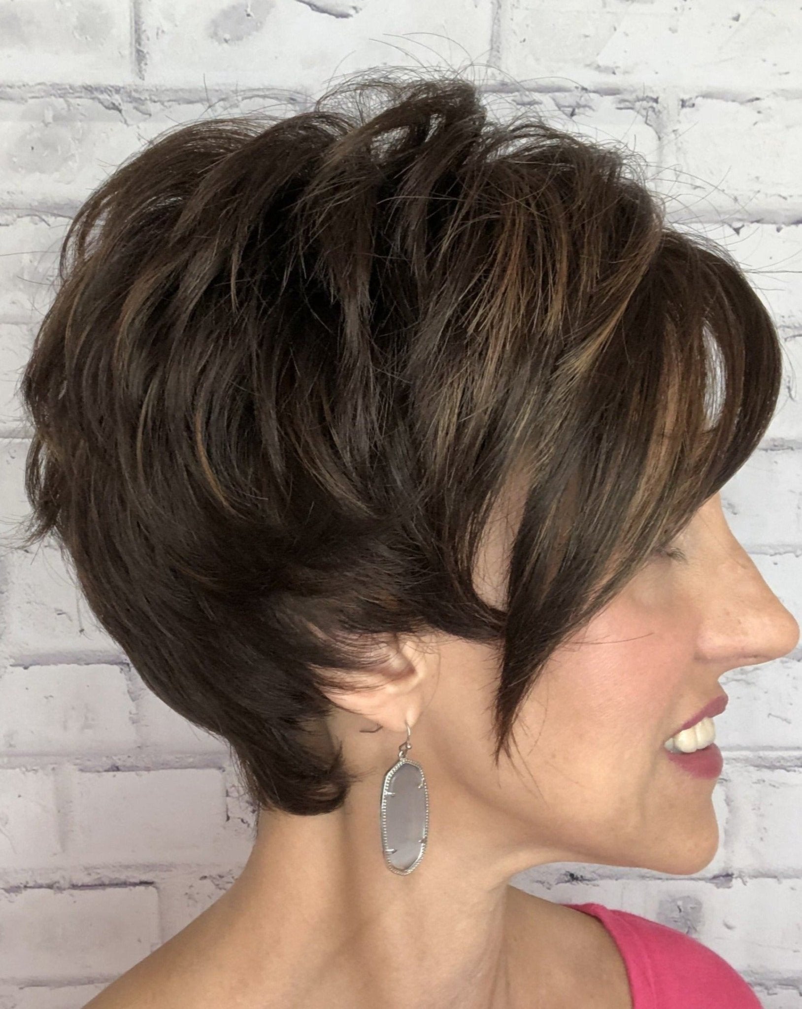 Open Box | Gia Synthetic Wig by Rene of Paris | Basic Cap | Sandy Silver - Wig Studio 1