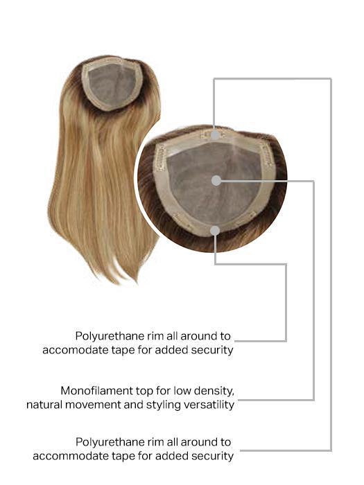 Open Box | Gilded 18" Topper by Raquel Welch | R11S+ - Wig Studio 1