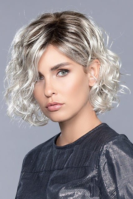 Open Box | Girl Mono Synthetic Lace Front Wig by Ellen Wille | Mono Part | Hot Hazelnut Mix - Wig Studio 1