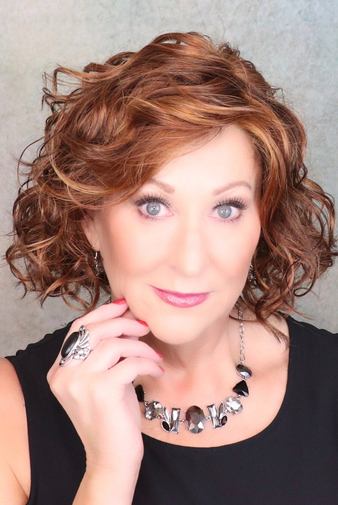 Open Box | Girl Mono Synthetic Lace Front Wig by Ellen Wille | Mono Part | Hot Hazelnut Mix - Wig Studio 1