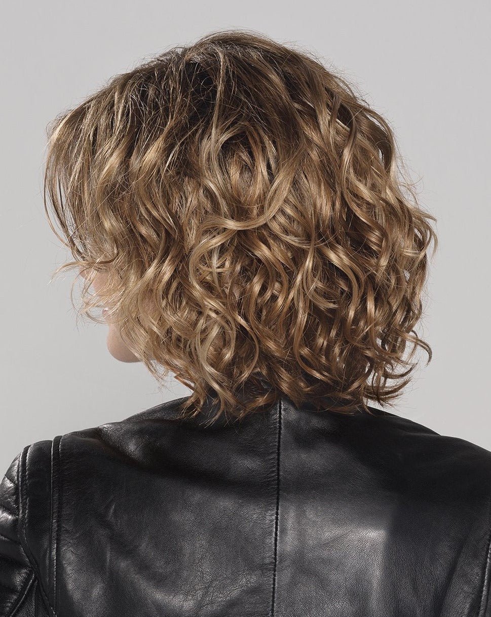 Open Box | Girl Mono Synthetic Lace Front Wig by Ellen Wille | Mono Part | Hot Hazelnut Mix - Wig Studio 1