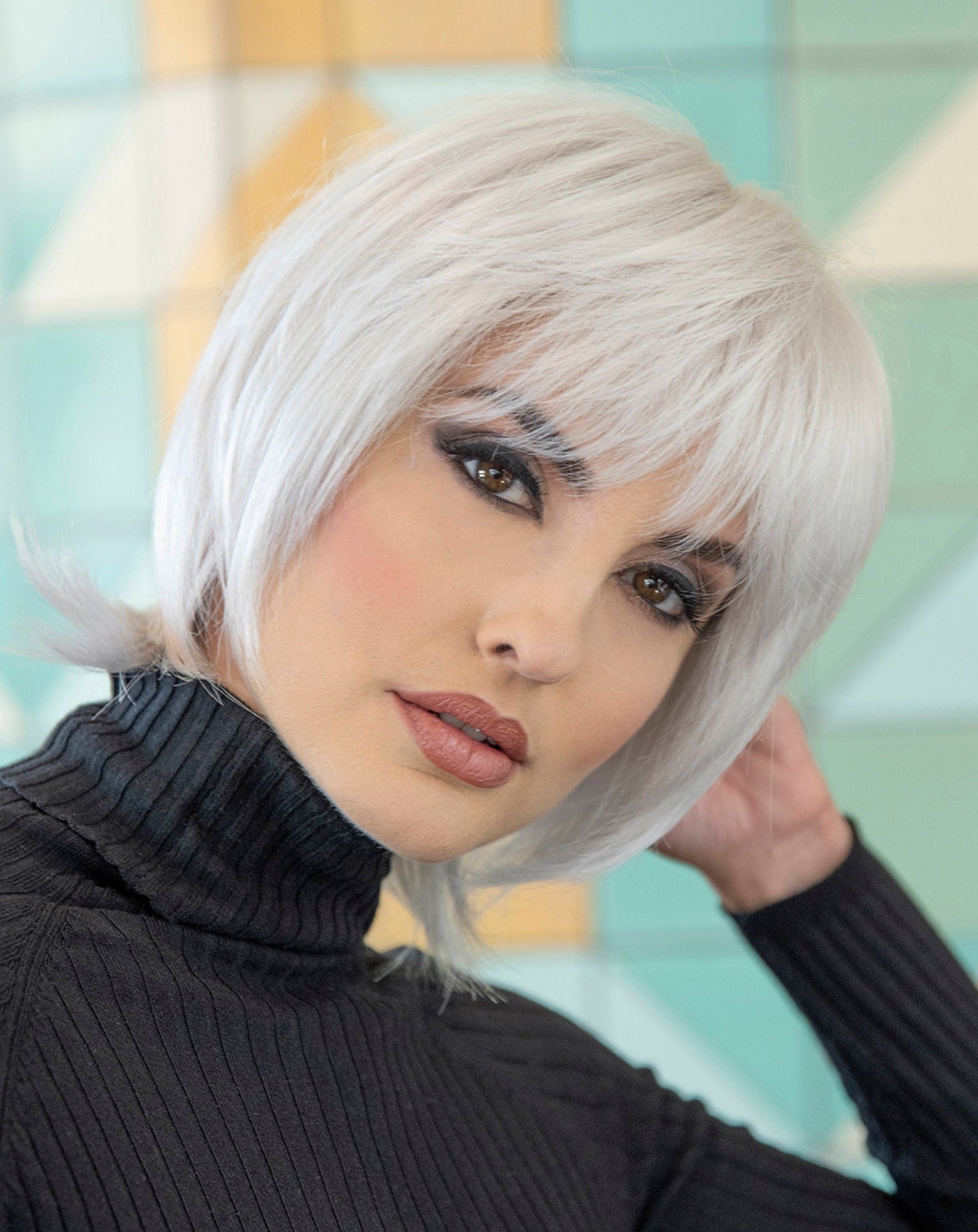 Open Box | Jane Wig by Envy | Synthetic Hair | Light Grey - Wig Studio 1