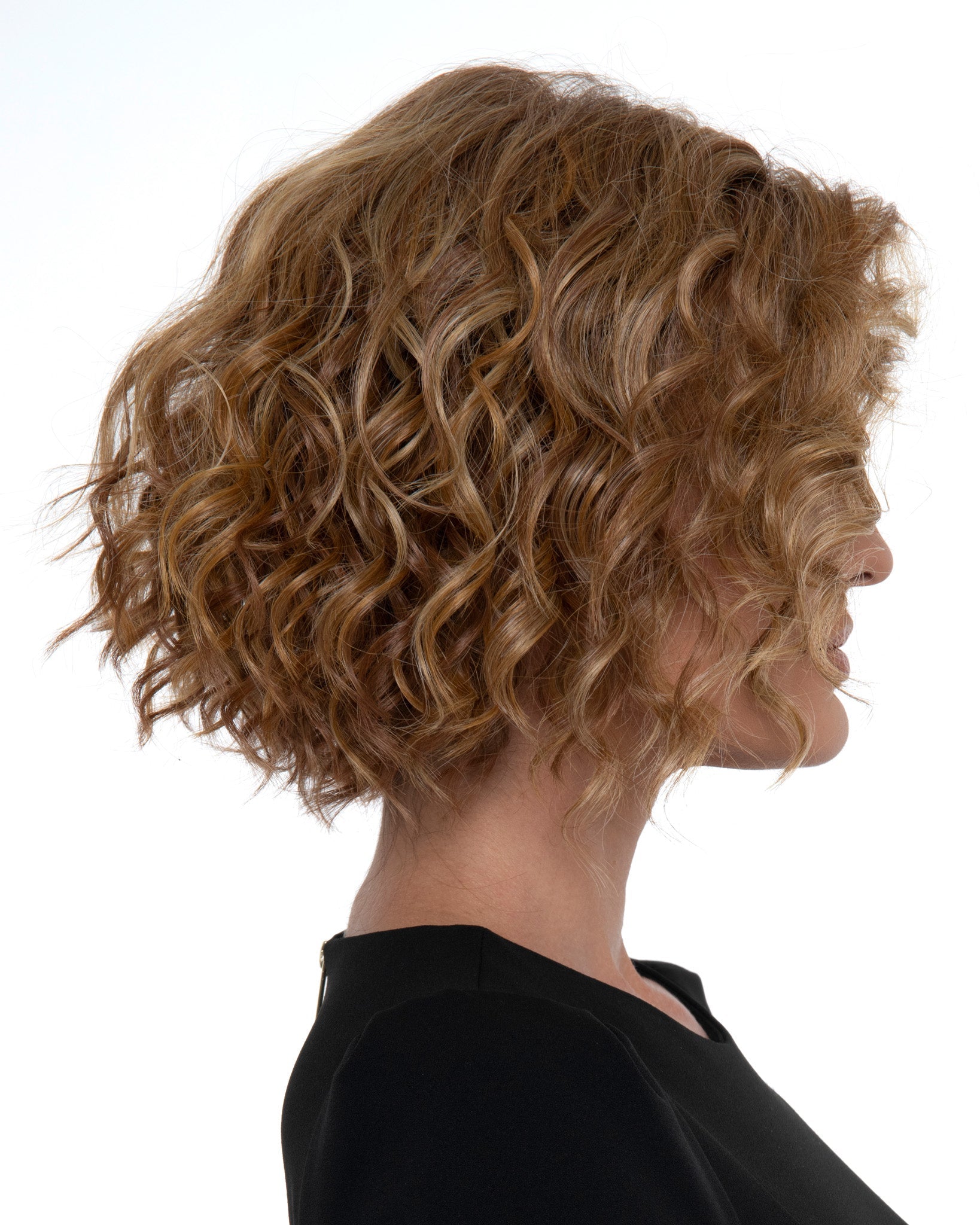 Open Box | Jordan Wig by Envy | Human Hair/Heat Friendly Synthetic Blend Hair | Average Cap | Chocolate Caramel - Wig Studio 1