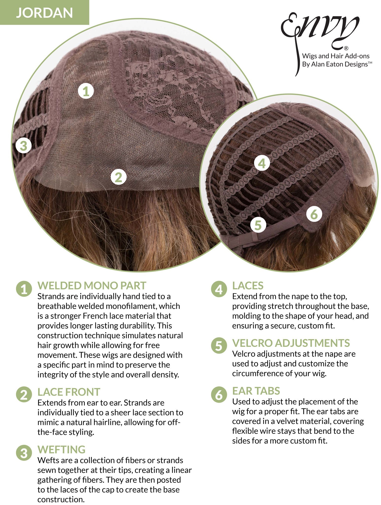 Open Box | Jordan Wig by Envy | Human Hair/Heat Friendly Synthetic Blend Hair | Average Cap | Chocolate Caramel - Wig Studio 1