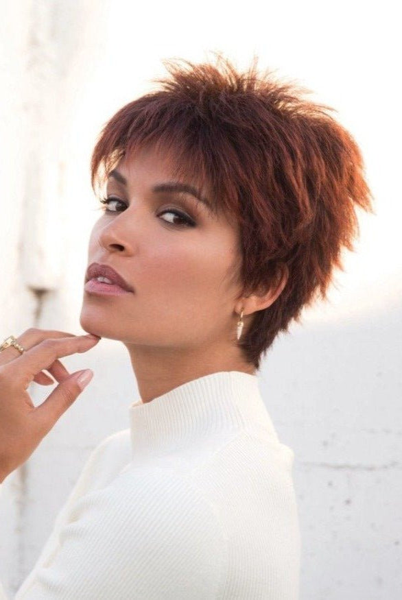 Open Box | Lizzy Wig by Rene of Paris | Synthetic Hair | Average Cap | Nutmeg - R - Wig Studio 1