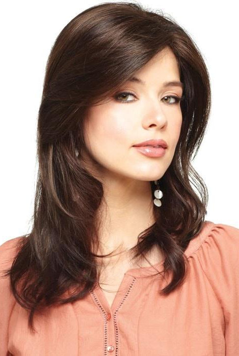 Open Box | Long Mono Topper by Amore | Synthetic Hair | Nutmeg - F - Wig Studio 1