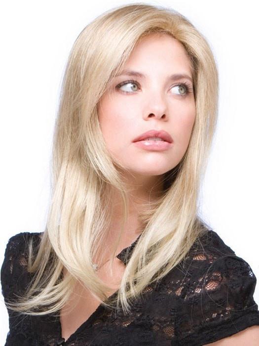 Open Box | Long Mono Topper by Amore | Synthetic Hair | Nutmeg - F - Wig Studio 1