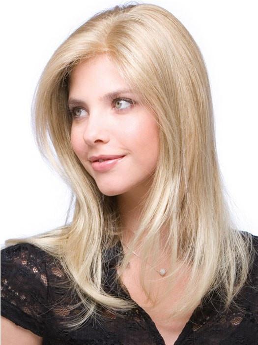 Open Box | Long Mono Topper by Amore | Synthetic Hair | Nutmeg - F - Wig Studio 1