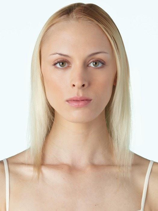 Open Box | Medium Mono Topper by Amore | Sandy Silver - Wig Studio 1