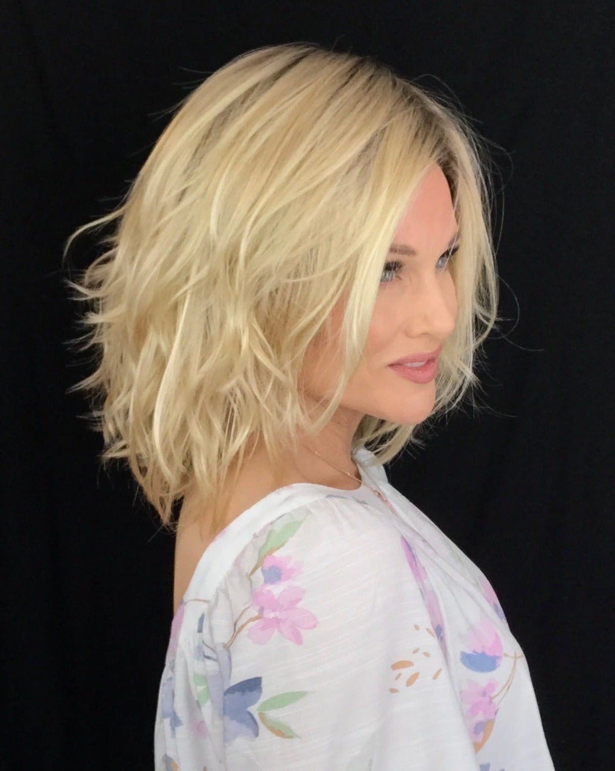 Open Box | Mellow Synthetic Lace Front Wig by Estetica | Mono Part | R8/26H - Wig Studio 1