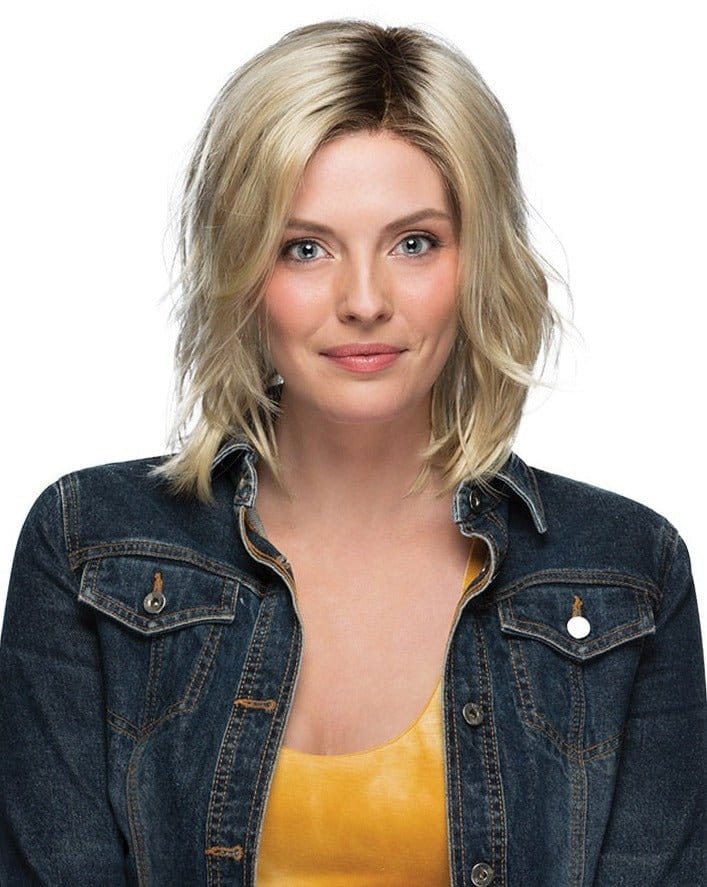 Open Box | Mellow Synthetic Lace Front Wig by Estetica | Mono Part | R8/26H - Wig Studio 1