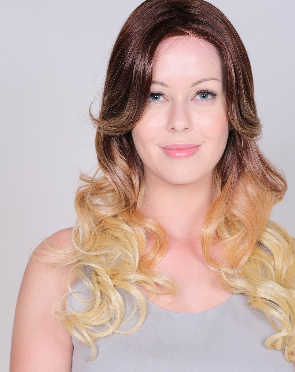 Open Box | Pure Honey | HF Synthetic Lace Front Wig | Mono Top | BrownSugar SweetCream - Wig Studio 1