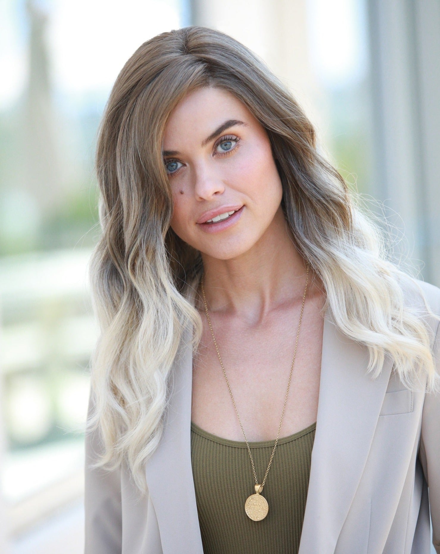 Open Box | Sarah by Jon Renau | Synthetic Lace Front Wig | Hand Tied | 27T613S8 - Wig Studio 1