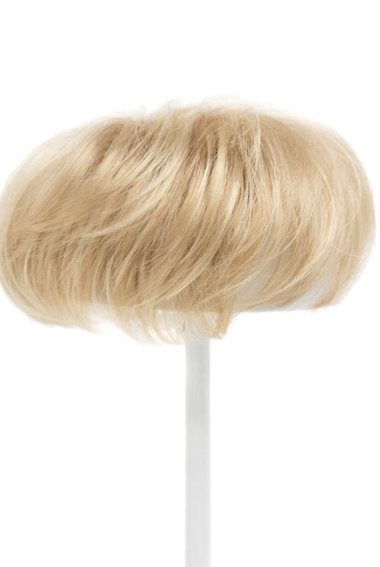 Open Box | Speak Volume Topper by Envy | Synthetic Hair | Light Grey - Wig Studio 1