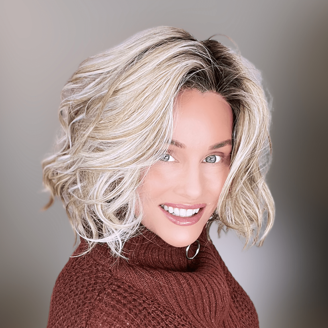 Open Box | Stella | HF Synthetic Lace Front Wig | Mono Part | Bernstein Multi Shaded - Wig Studio 1