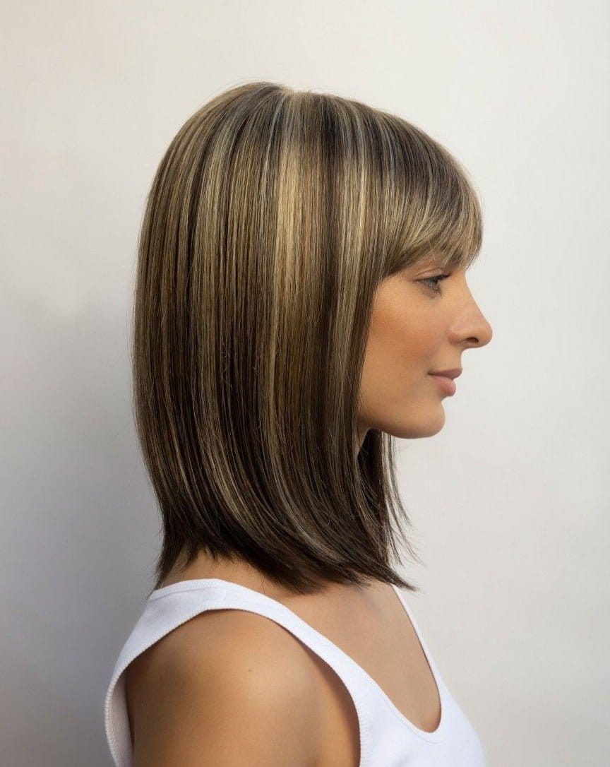 Open Box | Tatum Wig by Amore | Average Cap | Chocolate Frost - Wig Studio 1