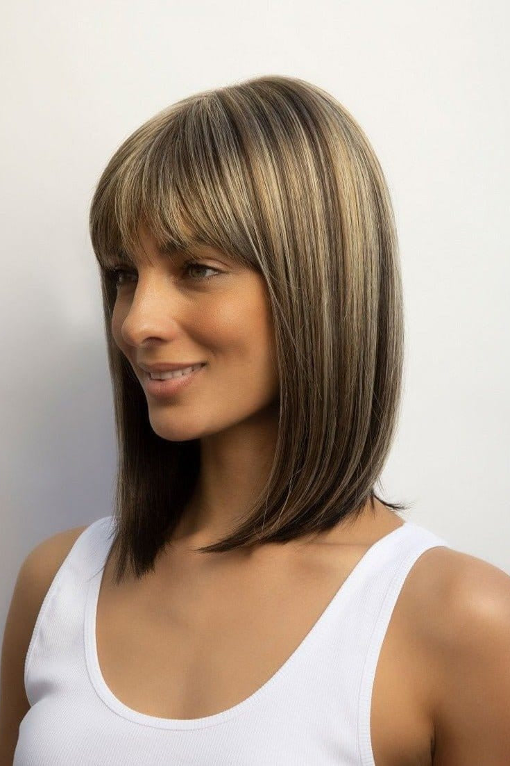 Open Box | Tatum Wig by Amore | Average Cap | Chocolate Frost - Wig Studio 1