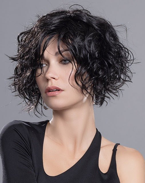 Open Box | Turn Synthetic Lace Front Wig by Ellen Wille | Mono Part | Champagne Rooted - Wig Studio 1