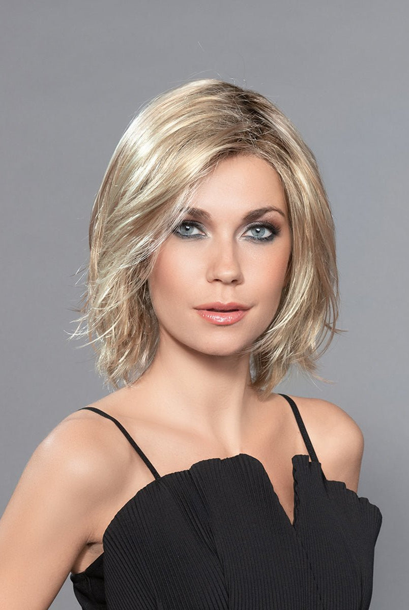 Open Box | United Synthetic Lace Front Wig by Ellen Wille | Mono Part | Pastel Blonde Mix - Wig Studio 1