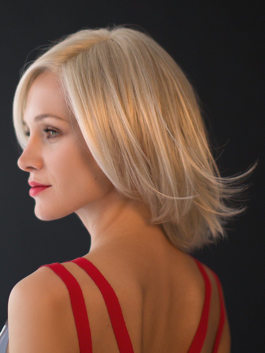 Open Box | United Synthetic Lace Front Wig by Ellen Wille | Mono Part | Pastel Blonde Mix - Wig Studio 1