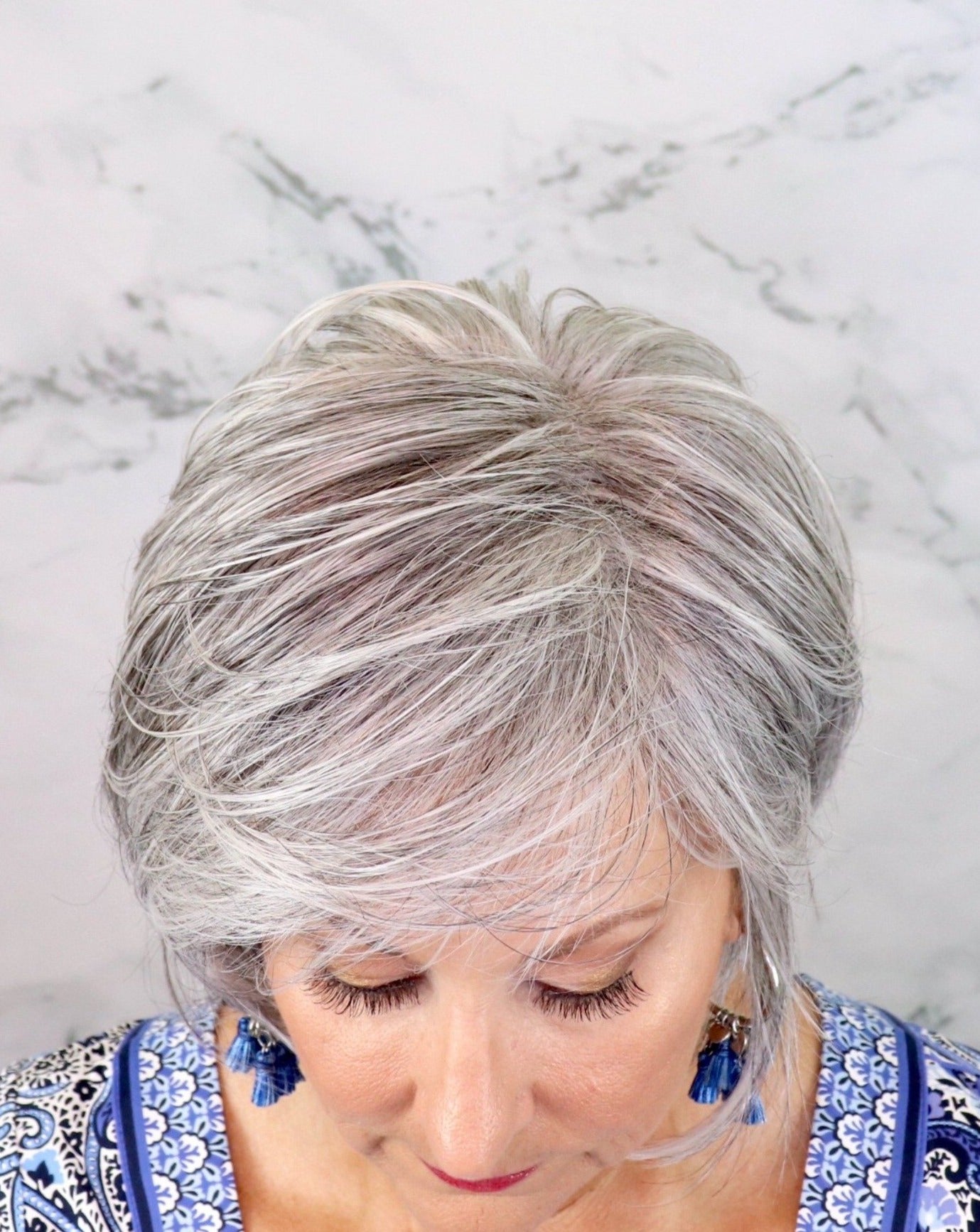 Open Box | Whitney Wig by Envy | Average Cap | Dark Grey - Wig Studio 1