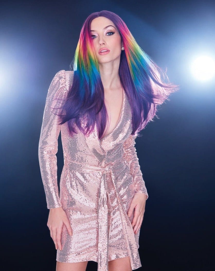 Party all Night by Hairdo | HF Synthetic Lace Front Wig | Mono Part - Color